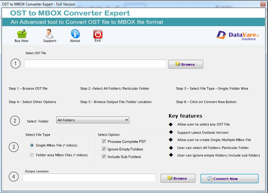 OST to MBOX Converter Screenshot