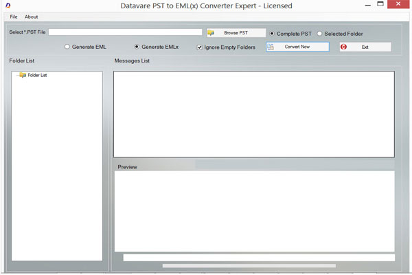 Datavare PST to EML Converter Expert screenshot Datavare PST to EML Converter Expert screenshot