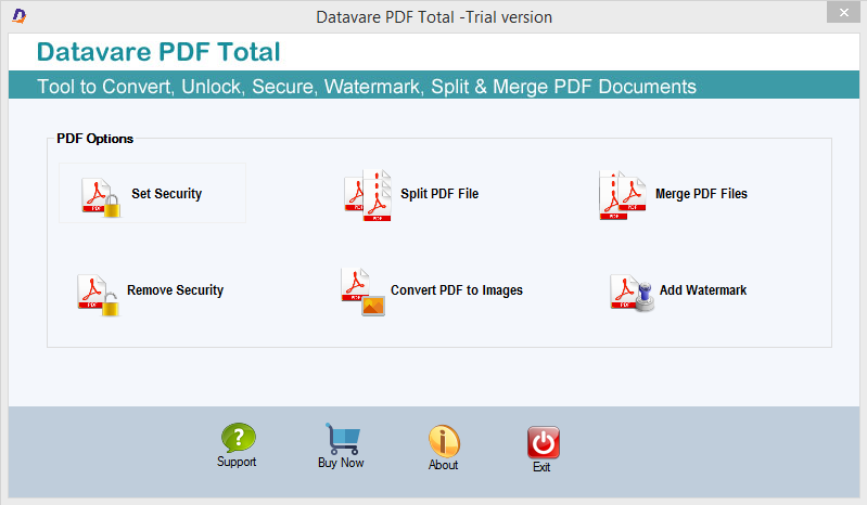 Datavare PDF Total screenshot