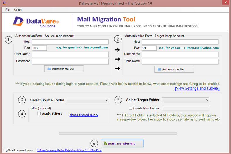 Datavare Mail Migration Tool Windows 11 download