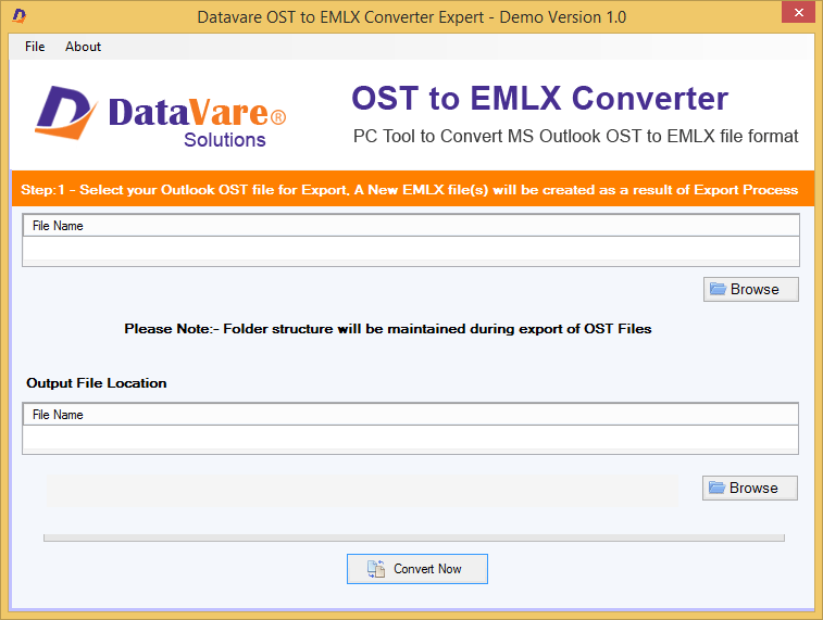 Windows 10 DataVare OST to EMLX Converter Expert full