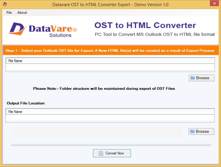 DataVare OST to HTML Converter Expert Windows 11 download