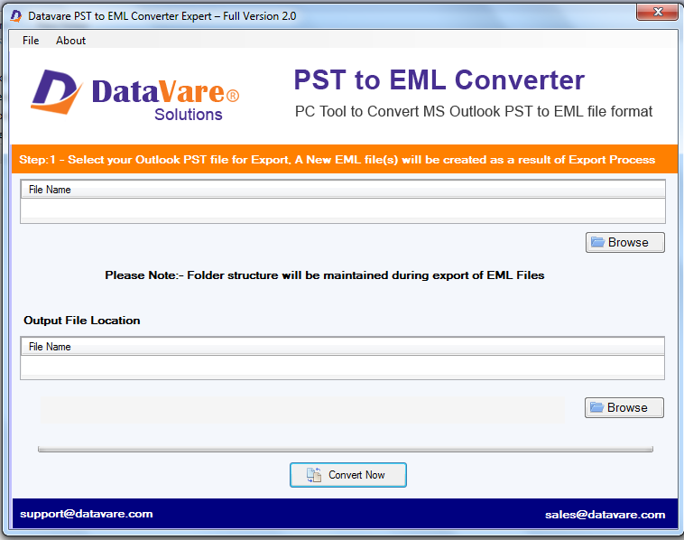 DataVare PST to EML Converter Expert Windows 11 download