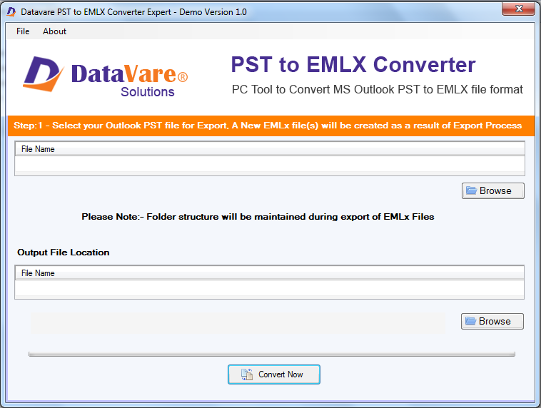 DataVare PST to EMLX Converter Expert