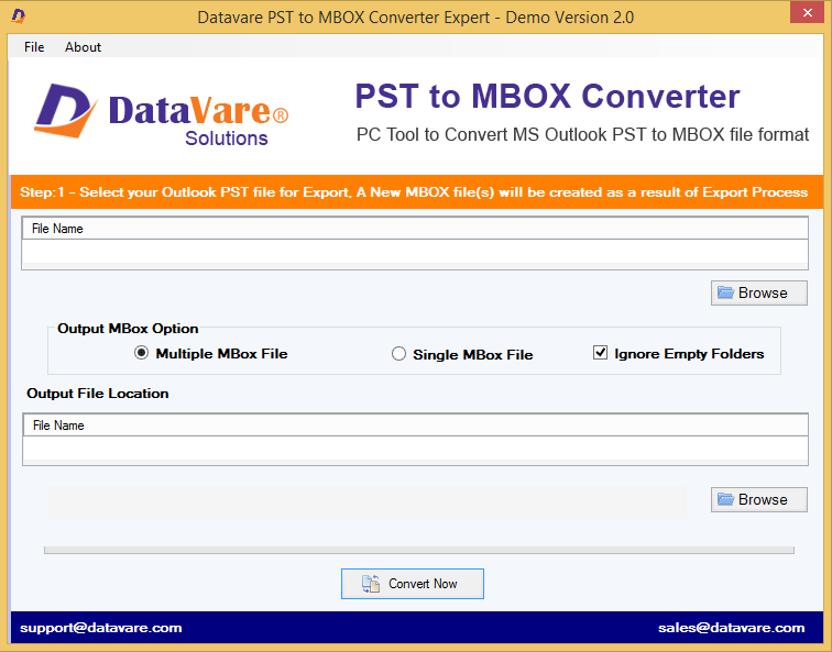 DataVare PST to MBOX Converter Expert Windows 11 download