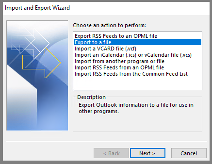 Export File