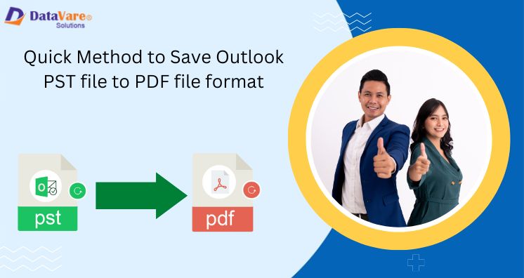 method to save outlook pst file to pdf file format