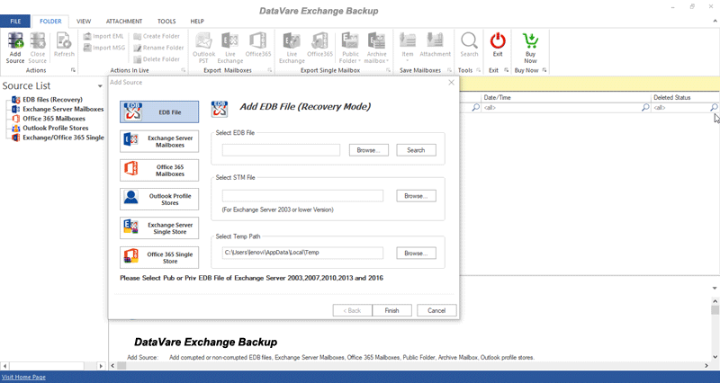 Exchange Backup 2016/2019