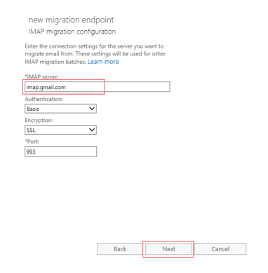 imap migration