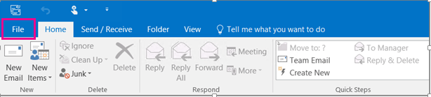 launch ms outlook