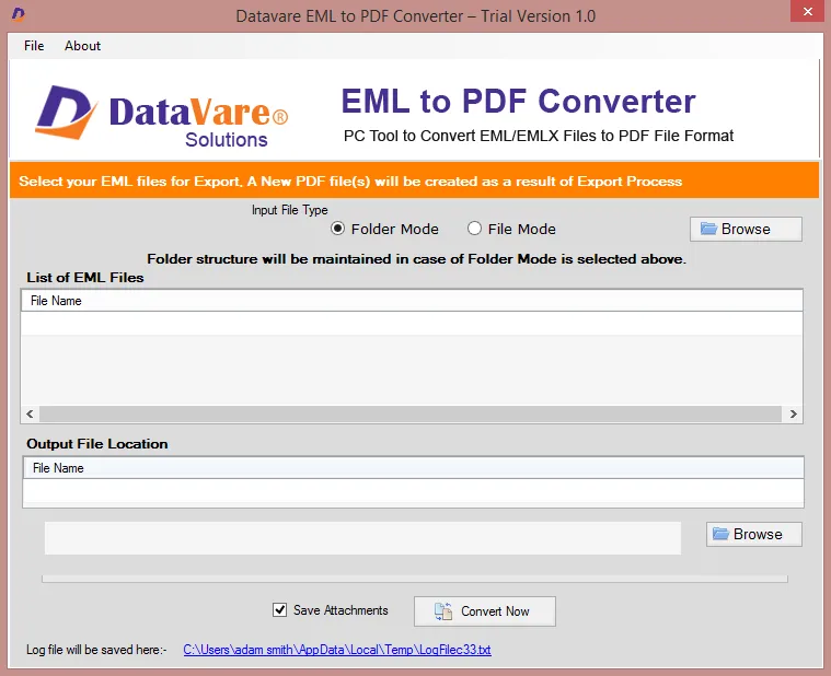 EML to PDF