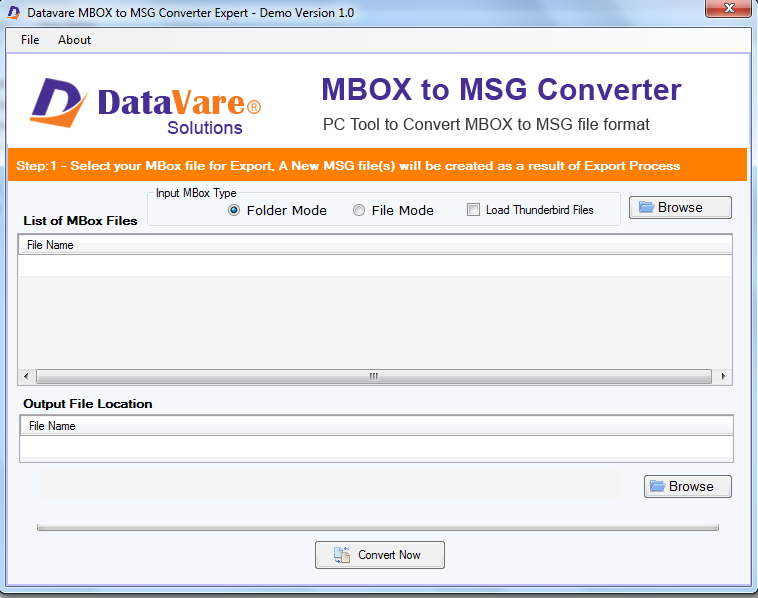 Convertir MBOX a MSG