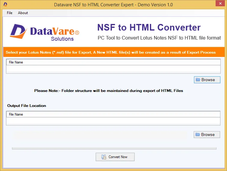 NSF to HTML